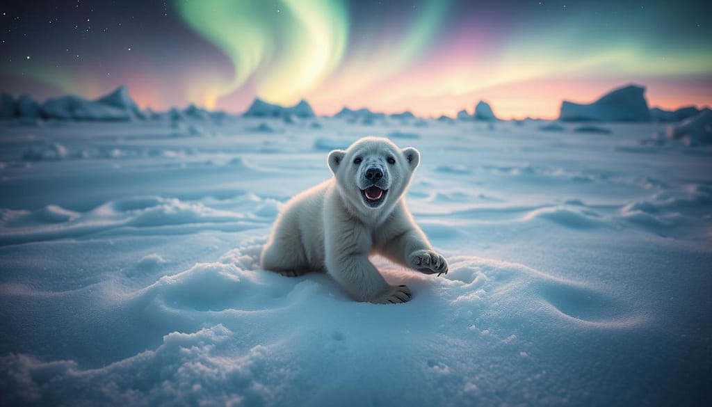 polar bear cubs